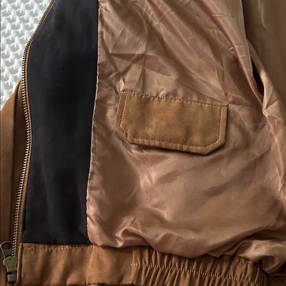 Cutter & Buck Tan Bomber Jacket - Picture 6 of 10